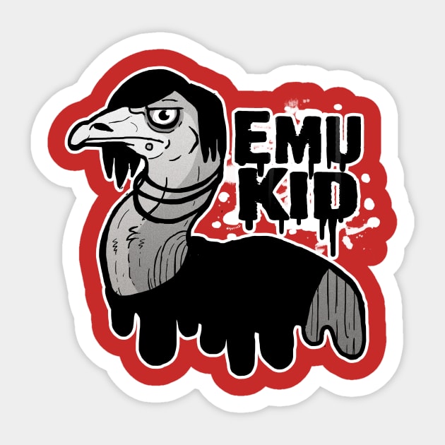 Emu Kid Sticker by NightlineZ